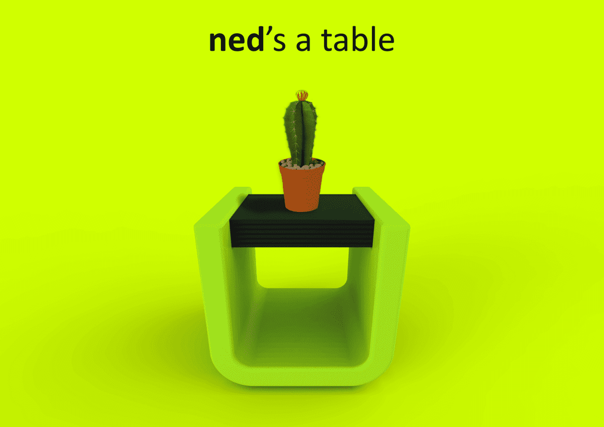 Cover image for ned - an occasional table